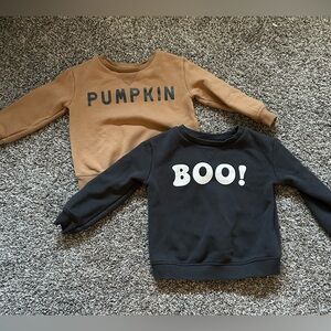Little Co Themed Sweatshirts - Pumpkin and Boo